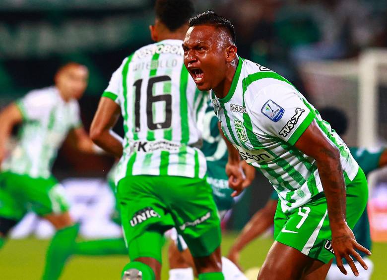 Alfredo Morelos, uno de los mejores jugadores de Atlético Nacional en la actualidad. Foto: Manuel Saldarriaga Quintero.