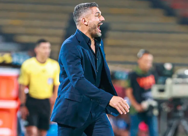 El técnico Javier Gandolfi indica que, aunque hay aspectos por mejorar, Nacional ha evolucionado en su idea de juego. FOTO MANUEL SALDARRIAGA