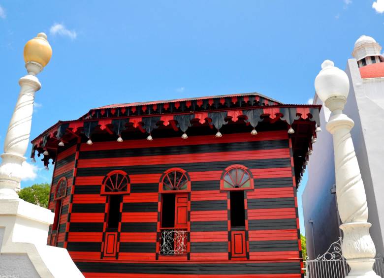 Casa antigua de parque bombas, Ponce Puerto Rico.