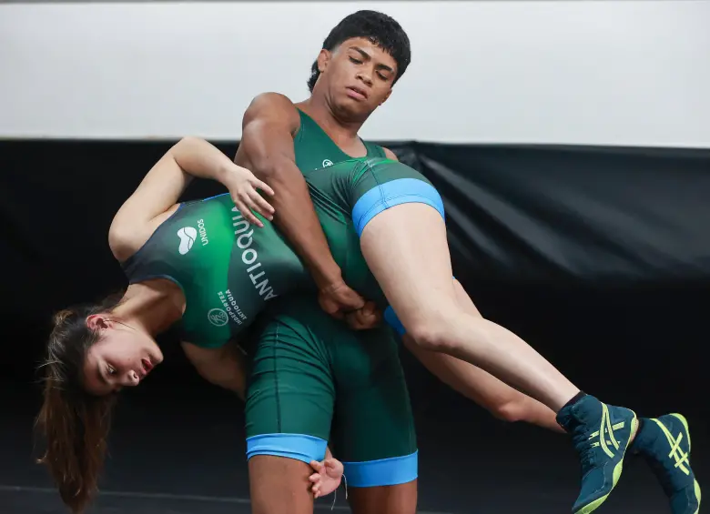 Kevin Gómez, el antioqueño con corazón de luchador y alma de campeón. FOTO MANUEL SALDARRIAGA