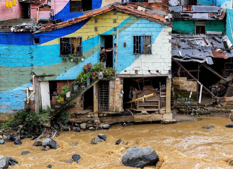 Medellín es una ciudad de desplazados por el clima. El 25% del territorio tiene algún grado de riesgo climático. FOTO juan antonio