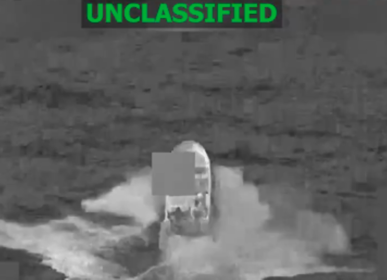 El ataque fue confirmado por el Comando Sur en sus cuentas oficiales. Foto: Captura de video @Southcom