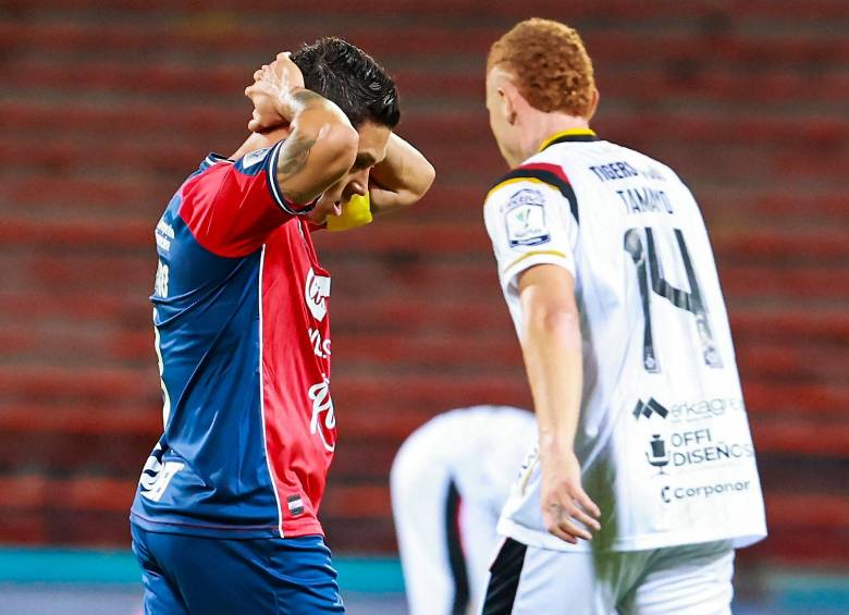 El DIM confirmó la lesión muscular que sufrió Juan Fernando Quintero en el último partido y aún no establece cuánto tiempo estará fuera. Foto: Manuel Saldarriaga Quintero.