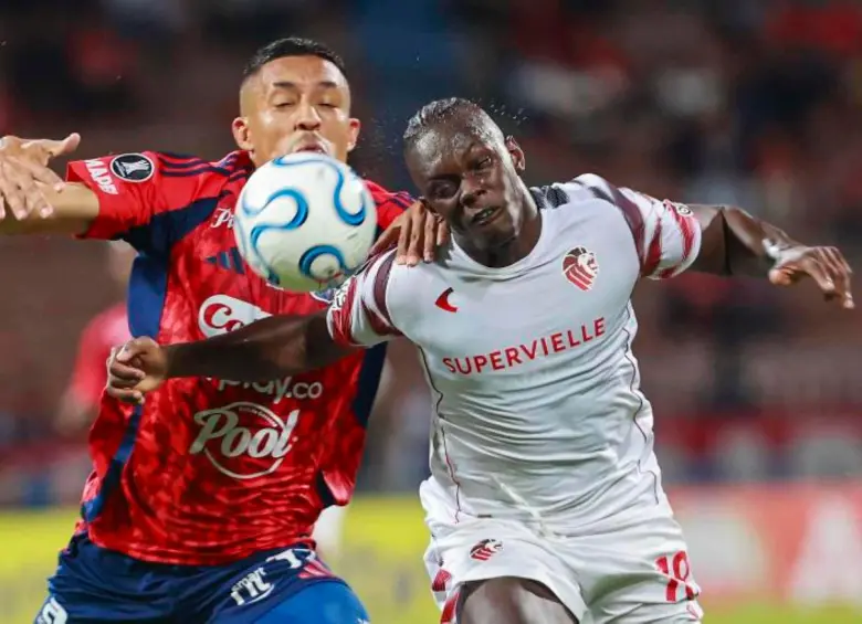 Independiente Medellín disputará la segunda fecha de la Copa Libertadores el próximo jueves, como visitante ante Flamengo, tras el empate 1-1 en casa contra Estudiantes de la Plata. FOTO: Manuel Saldarriaga