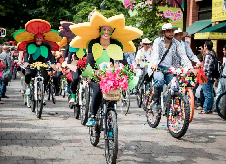 El desfile de bicicletas será el sábado 2 de agosto, a las 2:00 p. m., en el Parque de los Pies Descalzos. Foto Manuel Saldarriaga. 