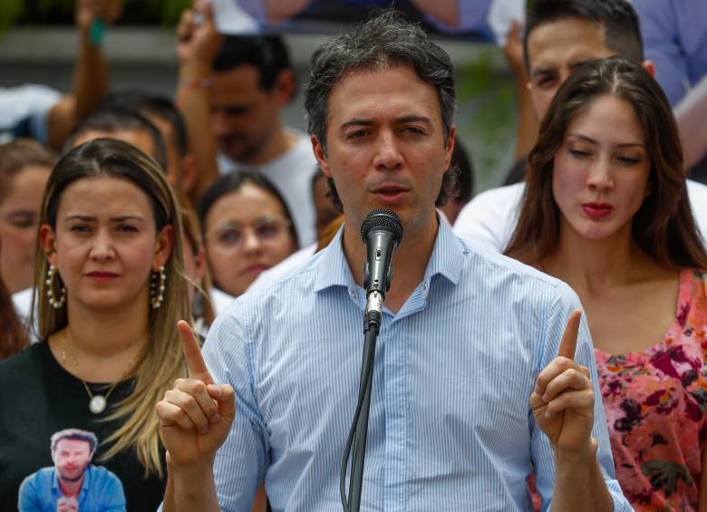 El alcalde de Medellín Daniel Quintero, hoy suspendido por su presunta participación en política, fue criticado por la SIP por sus hostigamientos a El Colombiano. FOTO: MANUEL SALDARRIAGA