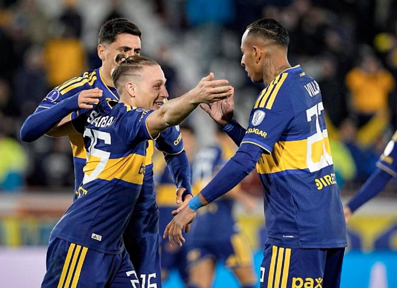 Villa fue determinante en el triunfo de Boca ante Recoleta. FOTO X-BOCA JUNIORS