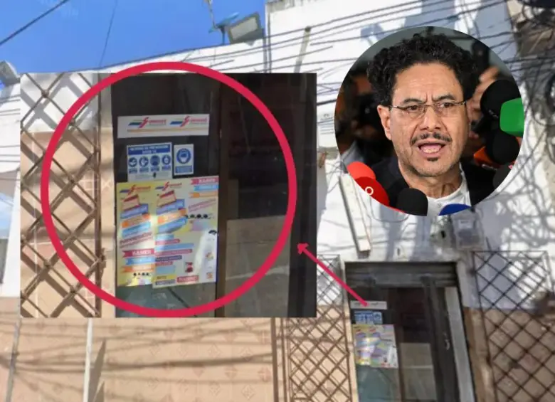 En esta casa de Barranquilla funciona la litografía Samat Publicidad S.A.S. Foto: redes y AFP