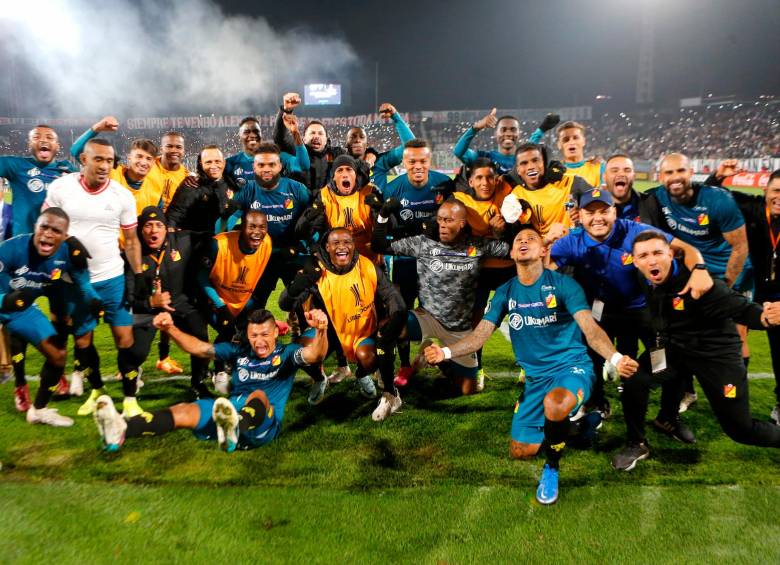 El Deportivo Pereira quedó en el segundo puesto del Grupo F con 8 unidades. El primer lugar lo ocupo Boca Juniors de Argentina, que hizo 13. FOTO: TOMADA DEL TWITTER DE @Libertadores
