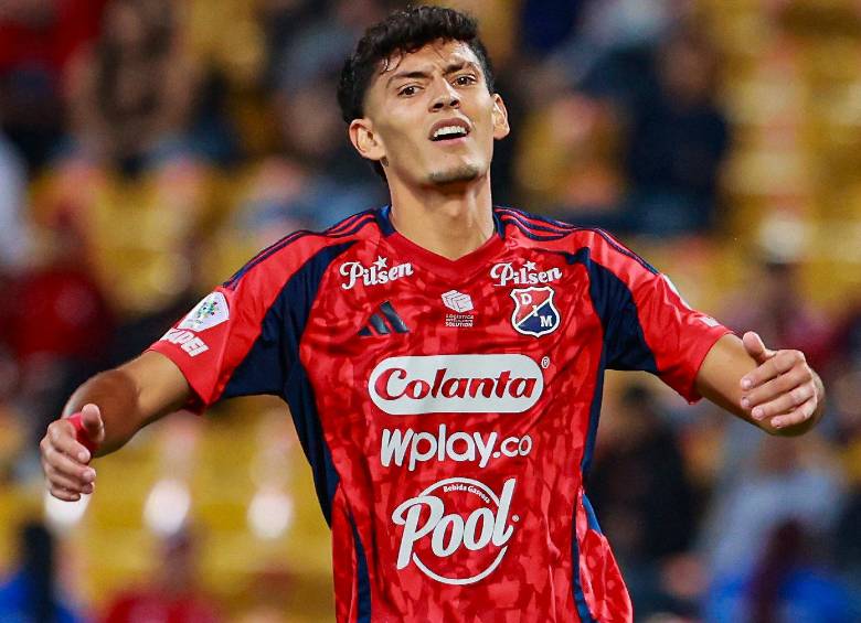 El delantero uruguayo Enzo Larrosa, de 24 años, busca consolidarse como atacante del cuadro rojo. Foto: Manuel Saldarriaga