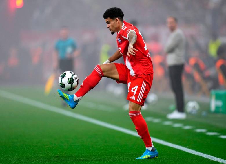 Luis Díaz llegó al Bayern Múnich por 70 millones de euros en julio de 2025. FOTO: GETTY