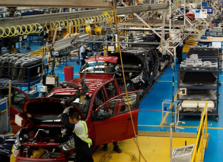 General Motors anunció una inversión de US$50 millones para preparar su planta de producción, ubicada en Bogotá, y comenzará a ensamblar el Chevrolet Joy. Foto Cortesía y Jaime Pérez