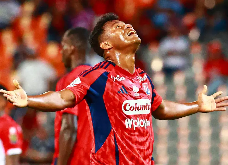 Léider Berrío, una de las figuras de la actual plantilla del DIM. Foto: Manuel Saldarriaga Quintero.