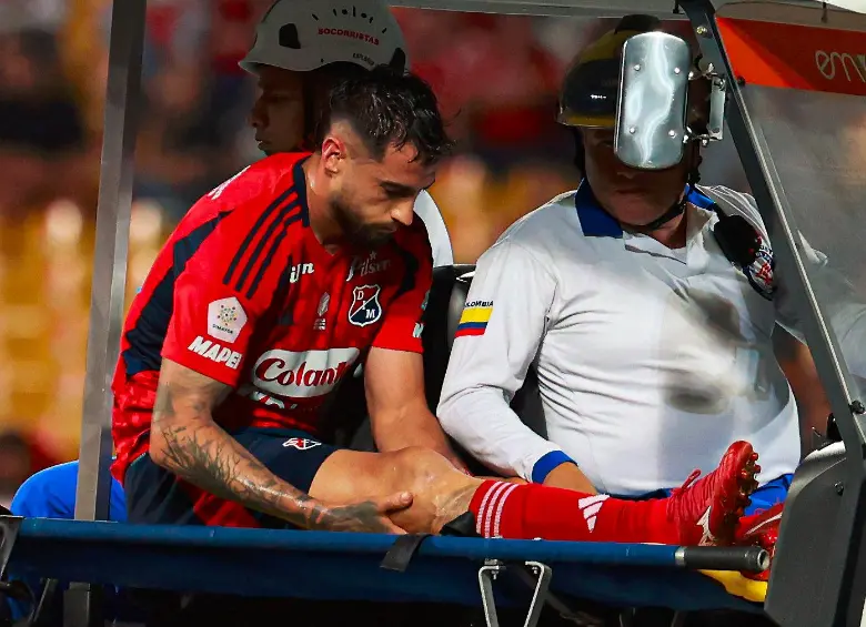 El delantero Francisco Fydriszewski es una de las bajas más sensibles con las que el Medellín encara los cuadrangulares. FOTO MANUEL SALDARRIAGA