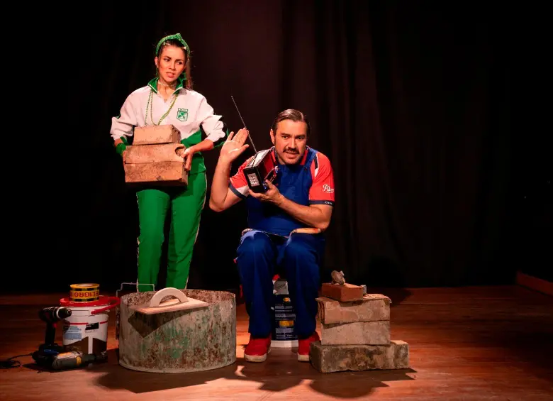 La obra trae a Valeria Wills y Shamir Rojas como protagonistas. El Solar del Águila es una Casa cultural creada por el Águila Descalza en el barrio Prado. Más información en Instagram @solardelaguila. Foto Juan Fernando Ospina. 