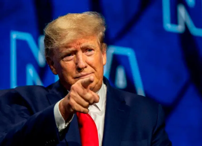 El presidente de Estados Unidos, Donald Trump presentó un programa de visas de trámite rápido para los aficionados que tengan boletos para el Mundial. FOTO: GETTY. 