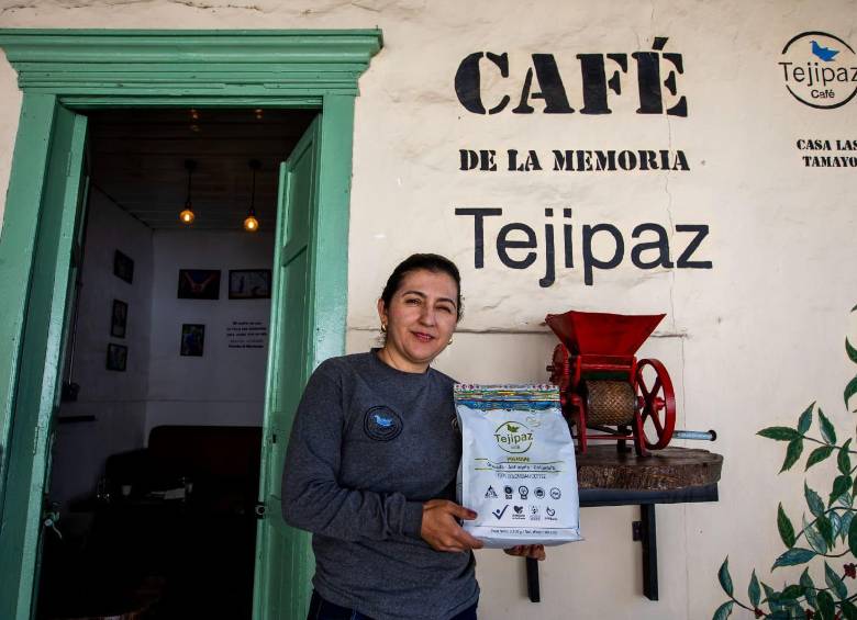 Claudia Milena Giraldo lidera TejiPaz, una organización que hoy reúne a más de 1.000 familias campesinas del Oriente antioqueño. Foto: Julio César Herra