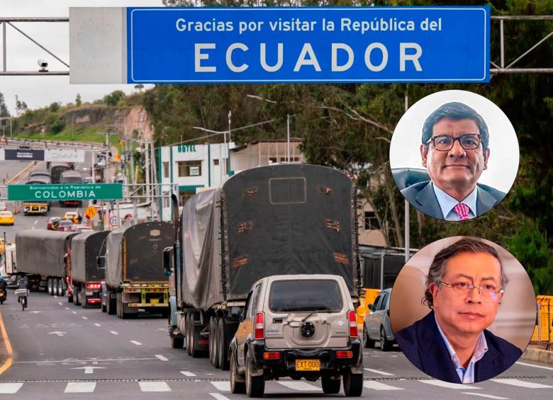 Ecuador espera que Colombia reduzca los aranceles tras la flexibilización de medidas comerciales. FOTO: AFP y Presidencia