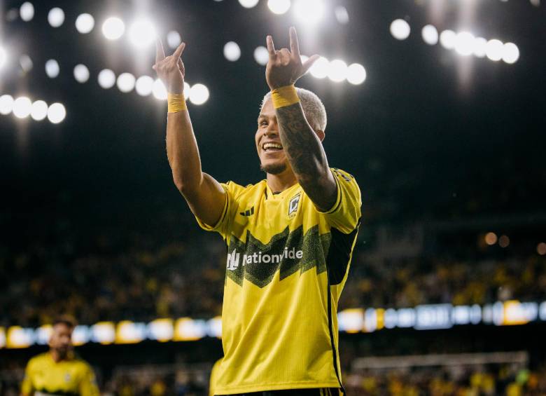 El “Cucho” Hernández es figura en el fútbol norteamericano. FOTO: Tomada de X @ColumbusCrew