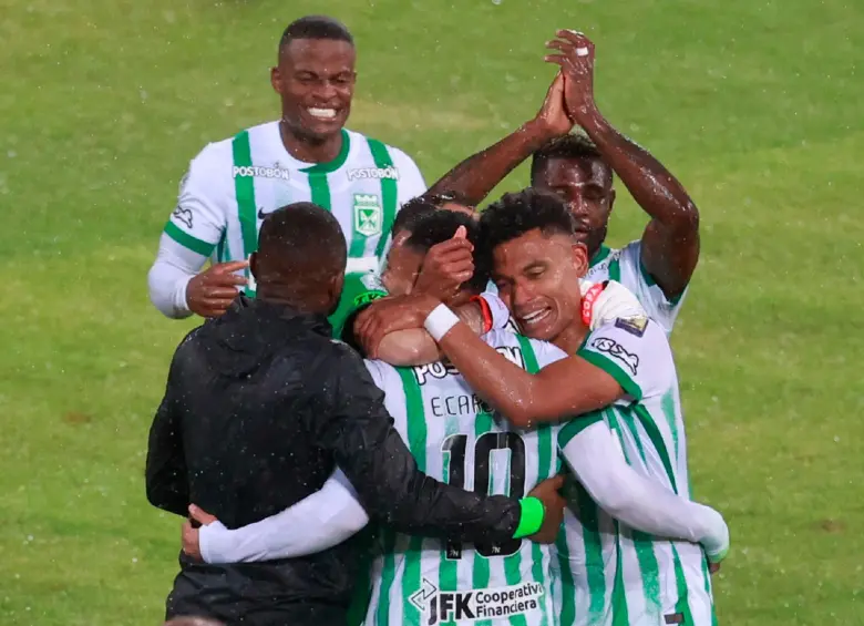 Nacional derrotó 3-0 a Pasto y se encaramó al liderato del fútbol colombiano. FOTO: Manuel Saldarriaga