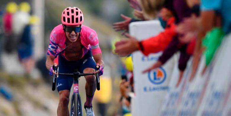 Rigoberto Urán, de 35 años de edad, suma 17 temporadas en la élite del pedal. FOTO: AFP