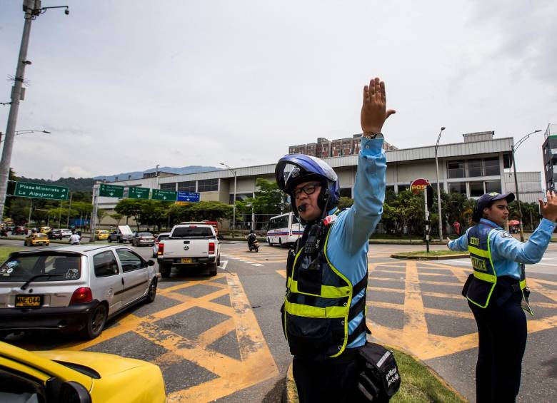Durante la Semana Santa, un centenar de agentes de tránsito acompañará las procesiones. FOTO: JULIO CÉSAR HERRERA ECHEVERRI