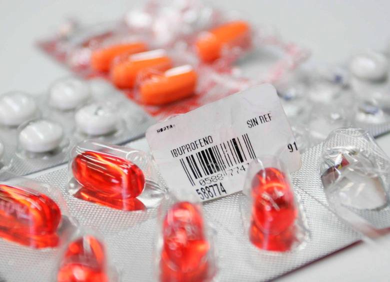 El ibuprofeno es un medicamento de venta libre y su uso está bastante generalizado. Foto Juan Fernando Cano