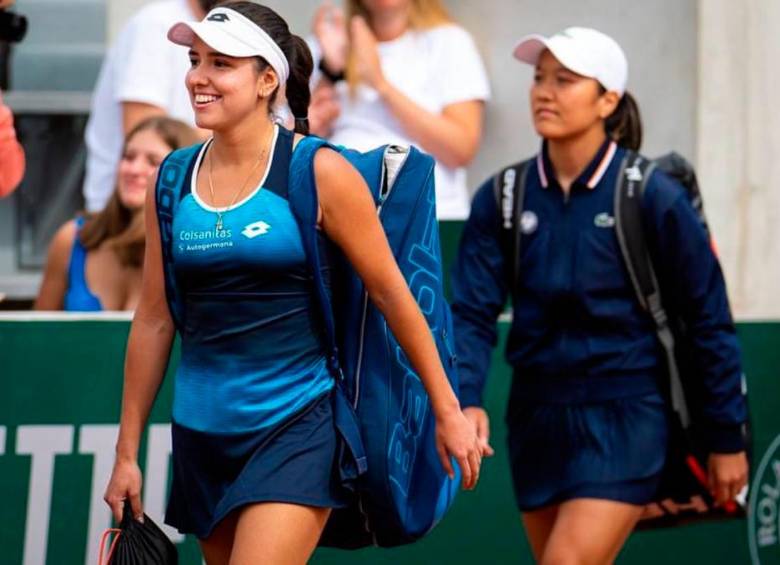 Osorio suma un título de la WTA, la Copa de Bogotá. FOTO: INSTRAGAM CAMILA OSORIO
