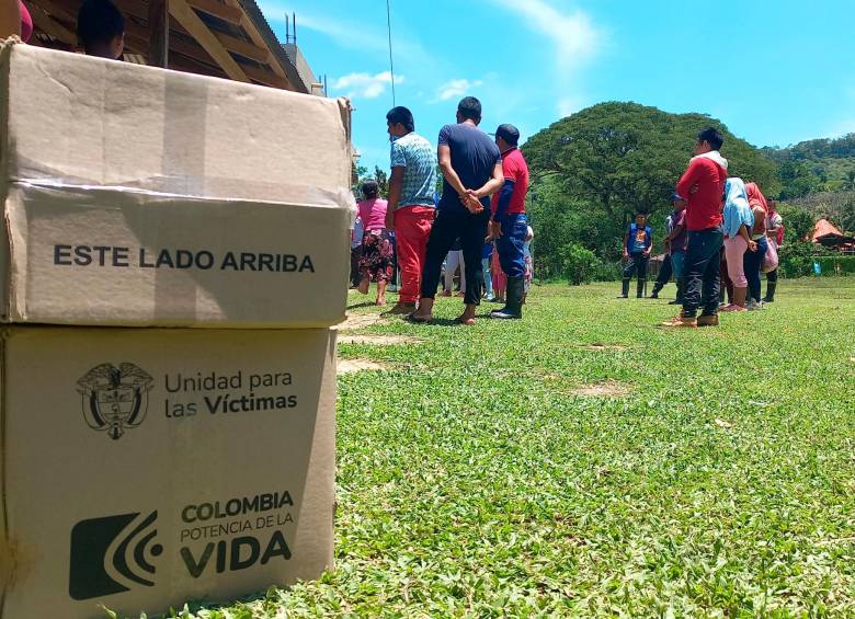 Con giros económicos de ayuda humanitaria se beneficiaron cerca de 48.000 hogares para mitigar la vulnerabilidad causada por desplazamientos y otros hechos victimizantes. Foto: Cortesía