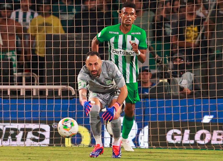 David Ospina ha demostrado ser el eje fundamental del proceso que le devolvió el protagonismo al verde en Colombia. FOTO camilo suárez