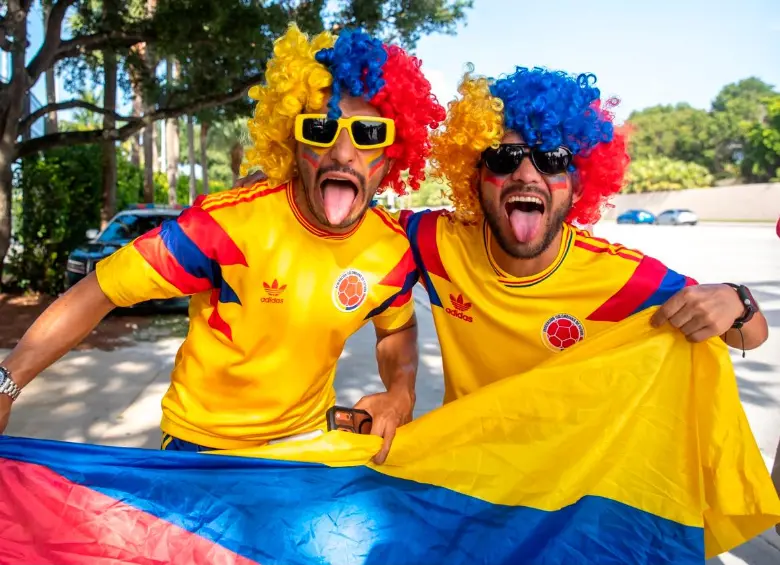 Los colombianos se tomaron nuevamente las calles de Kansas con su alegría. FOTO JUAN ANTONIO SÁNCHEZ