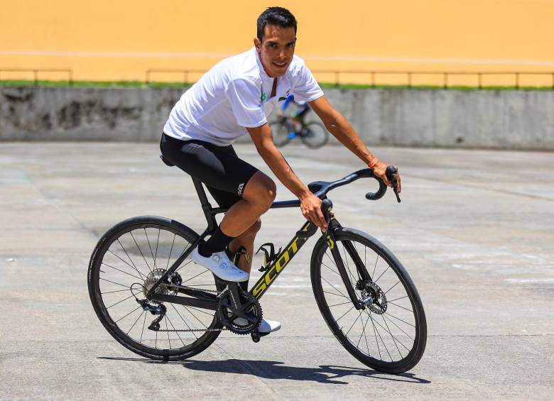 En su regreso a la élite del ciclismo, Pantano, en representación del equipo EPM, buscará ser protagonista en las principales carreras del país, como Vuelta a Colombia y Clásico RCN. FOTO Manuel Saldarriaga