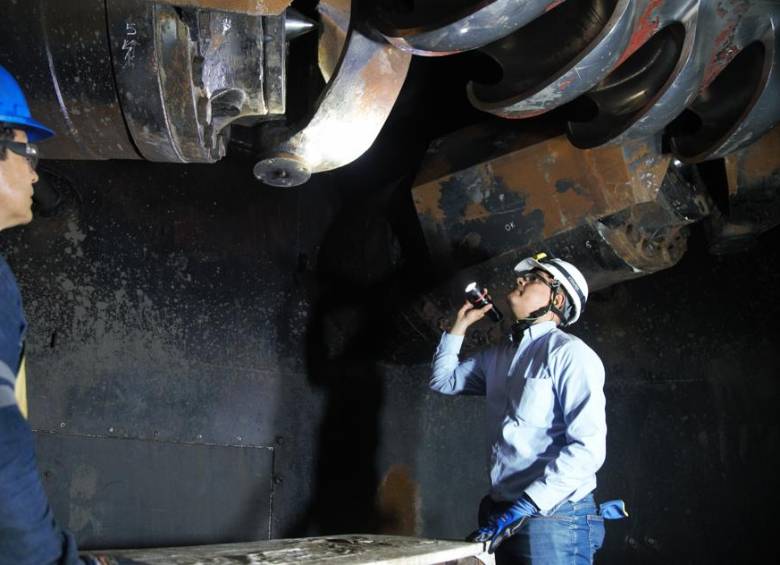 Casi 40 días tardaron las tareas de reparación en la central hidroeléctrica Chivor. FOTO cortesía