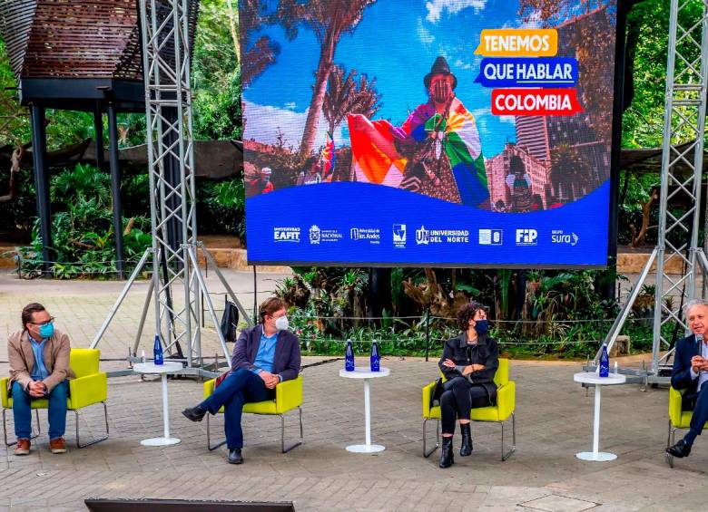 La propuesta Tenemos que Hablar Colombia se lanzó en Medellín, en junio de 2021 Foto Archivo