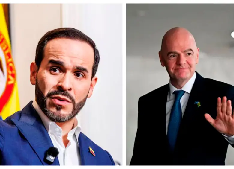 El presidente de la FIFA estará presente en la posesión del presidente electo, Abelardo De La Espriella. FOTOS COLPRENSA Y AFP