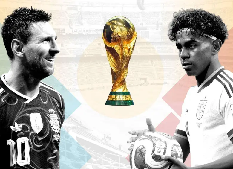 Leo Messi y Lamine Yamal jugarán la final entre Argentina y España del Mundial 2026 Foto: Europa Press
