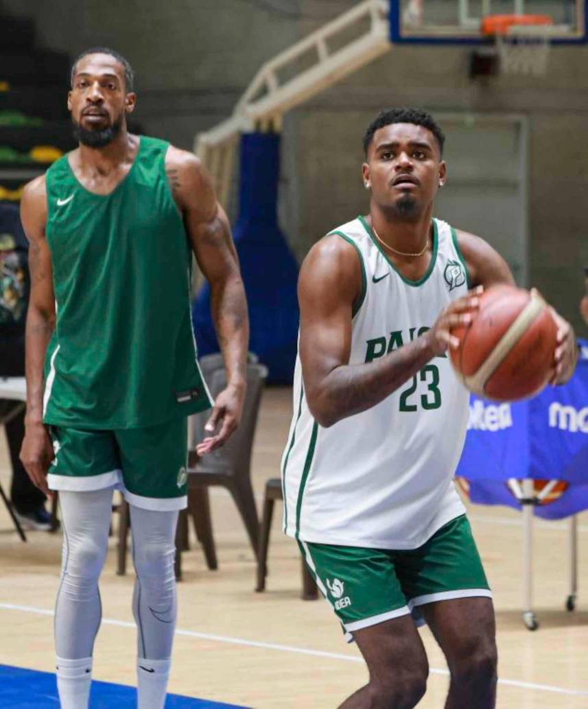 Durrell Summers y Brandon Tabb, dos de las caras nuevas de Paisas para la Liga de Campeones de las Américas. El equipo viajó a México para el cierre del Grupo AFOTO MANUEL SALDARRIAGA