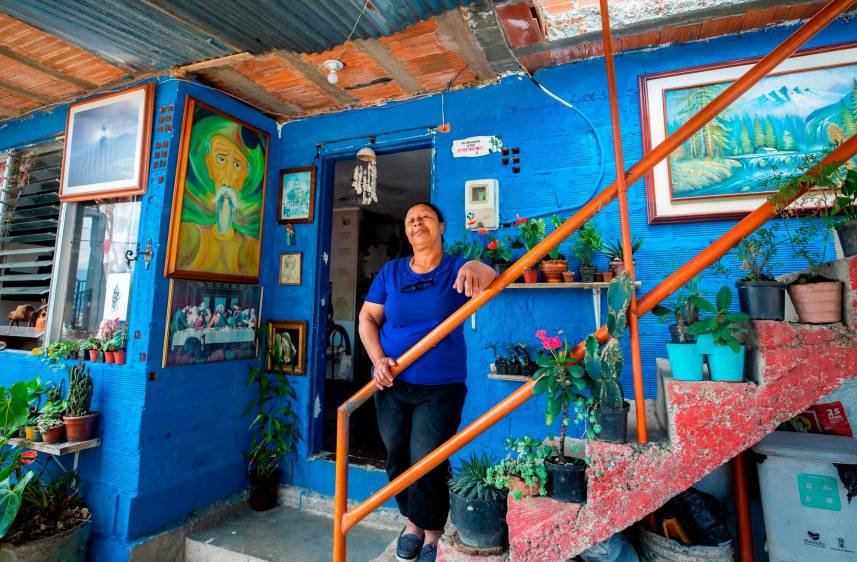 Luz Dary Román es el alma y nervio del museo de San José del Manzanillo. FOTO Camilo suárez