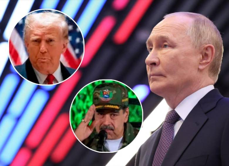 Desde el Kremlin, se pronunciaron ante los enfrentamientos que han tenido ambos mandatarios y el despliegue militar de Estados Unidos en el Caribe. Imagen: AFP y Getty. 
