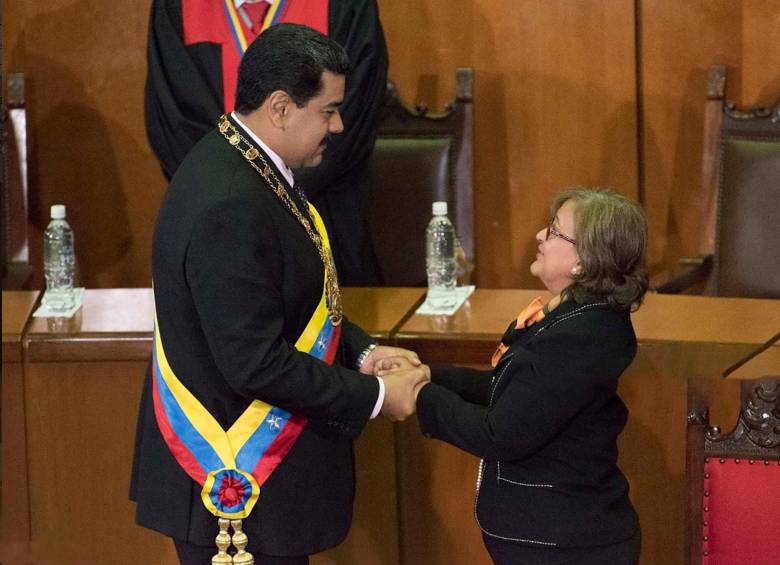 Tibisay Lucena estuvo 14 años al frente del Consejo Nacional Electoral y favoreció a Nicolás Maduro en su polémica reelección. FOTO Getty