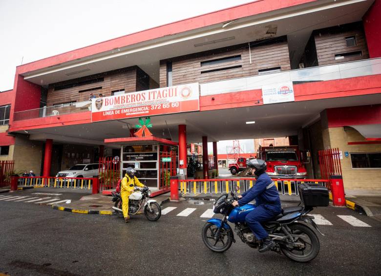 Sede del Cuerpo de Bomberos Voluntarios de Itagüí. FOTO: Camilo Suárez