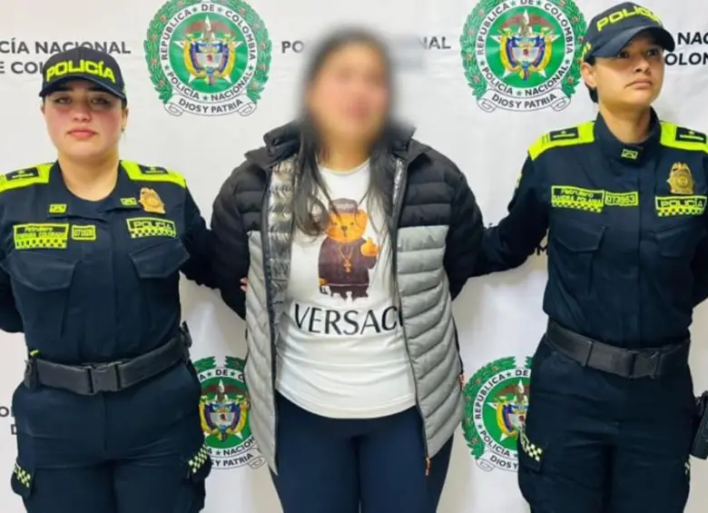 La profesora fue imputada con el delito de actos sexuales con menor de 14 años agravado. Foto: Policía Metropolitana de Bogotá