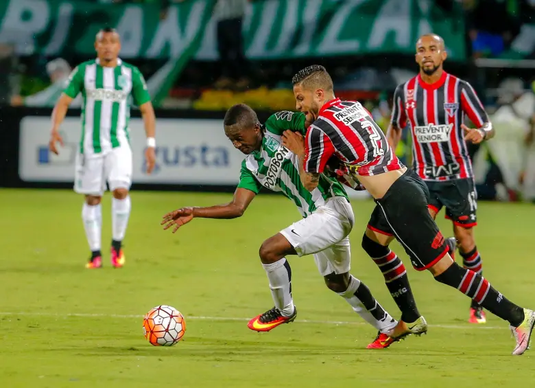 El futbolista Marlos Moreno, de 28 años, es el único de los jugadores de la plantilla actual de Nacional que estuvo en la victoria ante Sao Paulo en 2016. FOTO: JUAN ANTONIO SÁNCHEZ