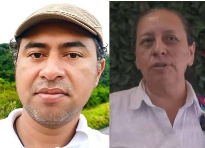 María Ovidia Palechor y James Flor fueron asesinados en una zona rural de Cajibío, Cauca, en un ataque que es investigado por las autoridades. FOTO: @albertovidal1 vía X.
