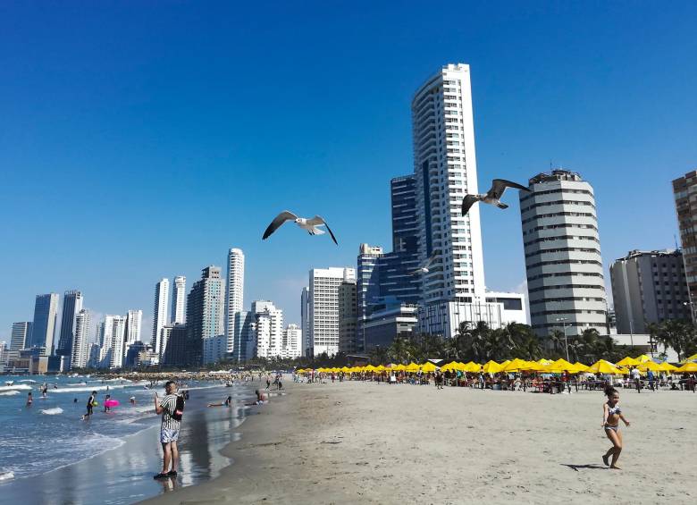 La emergencia del extranjero se presentó en una de las playas de Cartagena. FOTO: MANUEL SALDARRIAGA