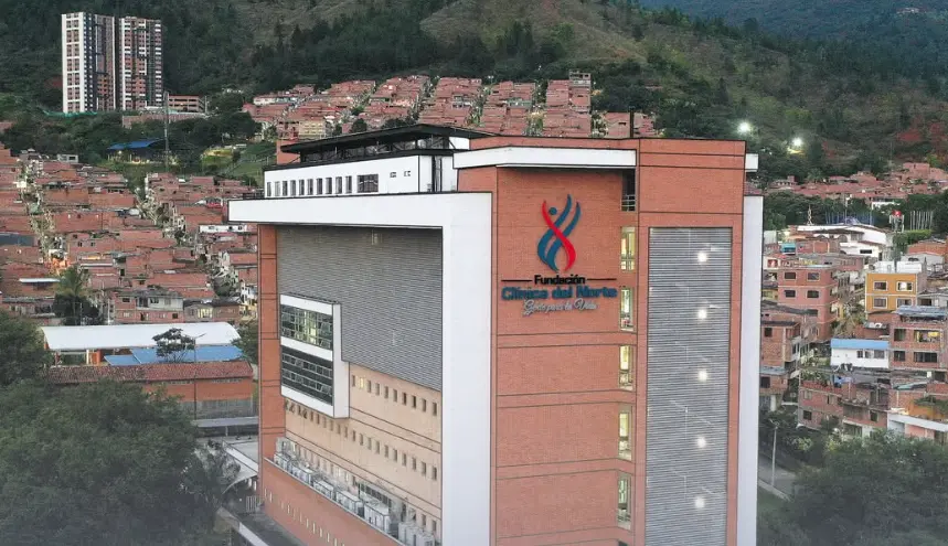 La Clínica del Norte es uno de los principales centros de atención del norte del Valle de Aburrá. FOTO: Cortesía Clínica del Norte