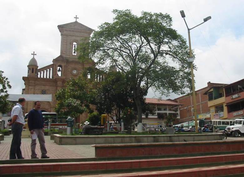 Imagen de referencia del municipio de Entrerríos, donde ocurrieron los hechos. FOTO: EL COLOMBIANO