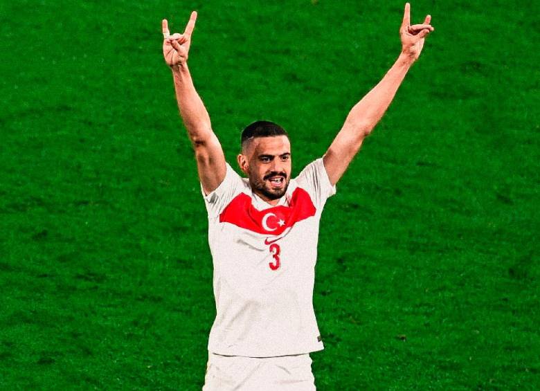Tras esta celebración, Merih Demiral fue suspendido en la Euro. FOTO X-Demiral 