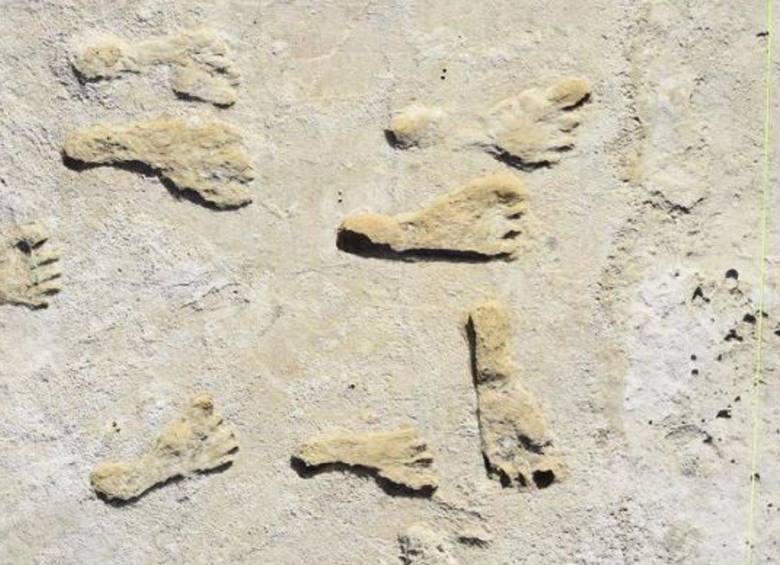 Huellas humanas fosilizadas de White Sands. FOTO: Europa Press