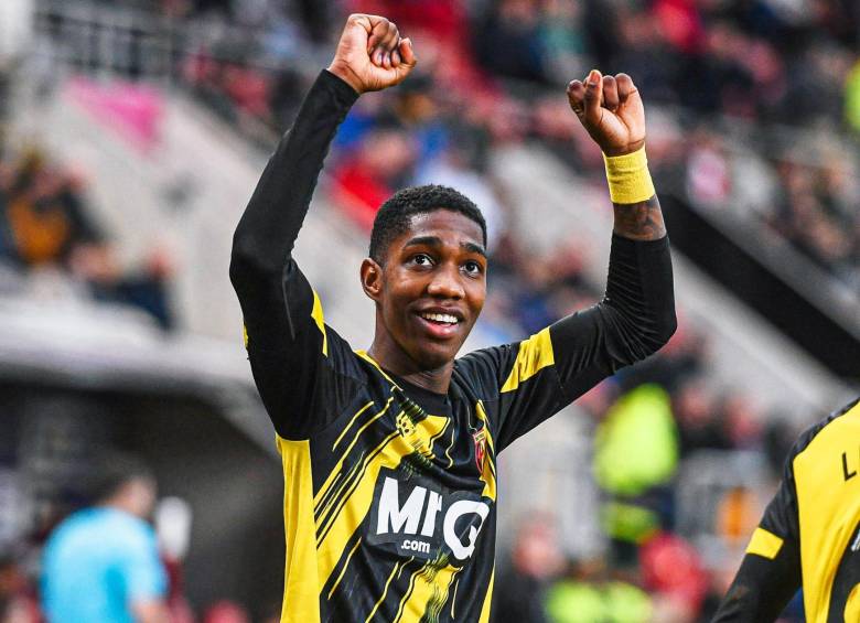 Yaser Asprilla, de 20 años, jugó los 90 minutos contra Southampton. FOTO: CUENTA DE X @WatfordFC